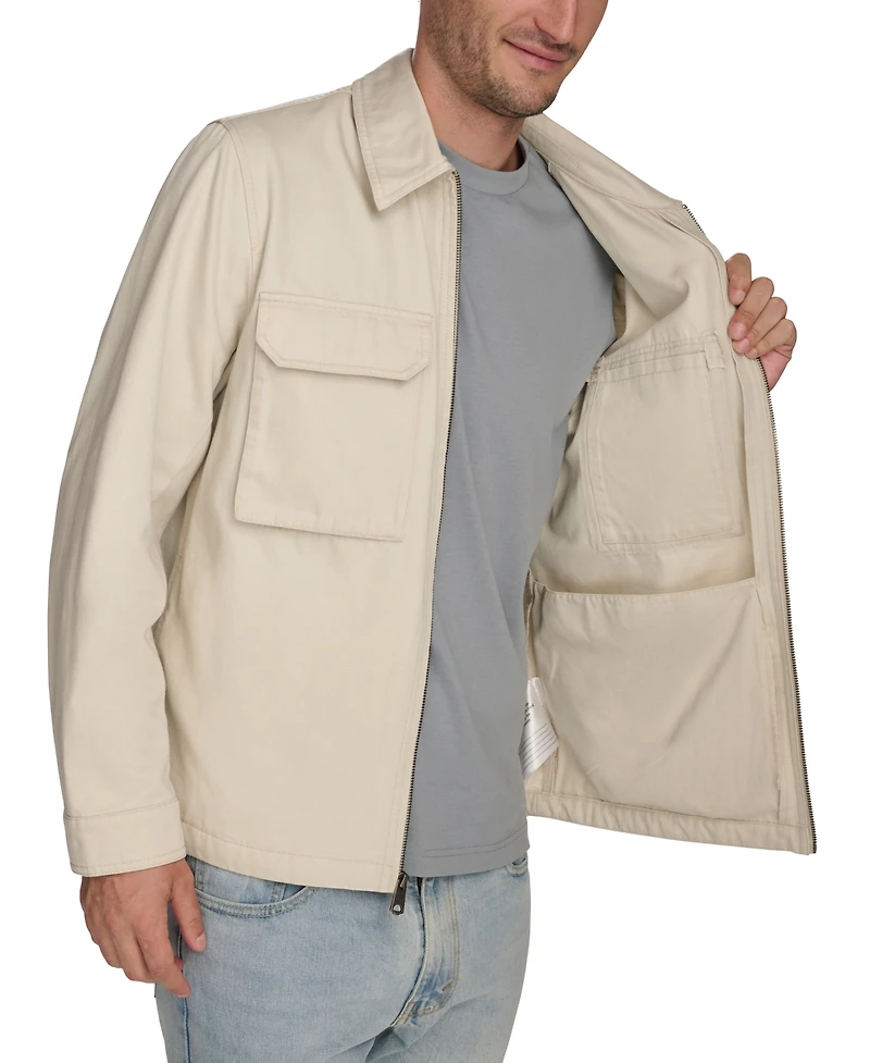 Levi's Men's Solid Full-Zip Shirt Jacket