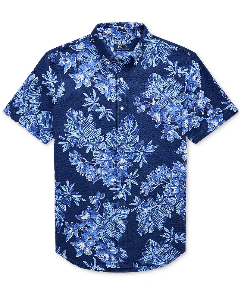 Polo Ralph Lauren Men's Classic-Fit Tropical Seersucker Shirt