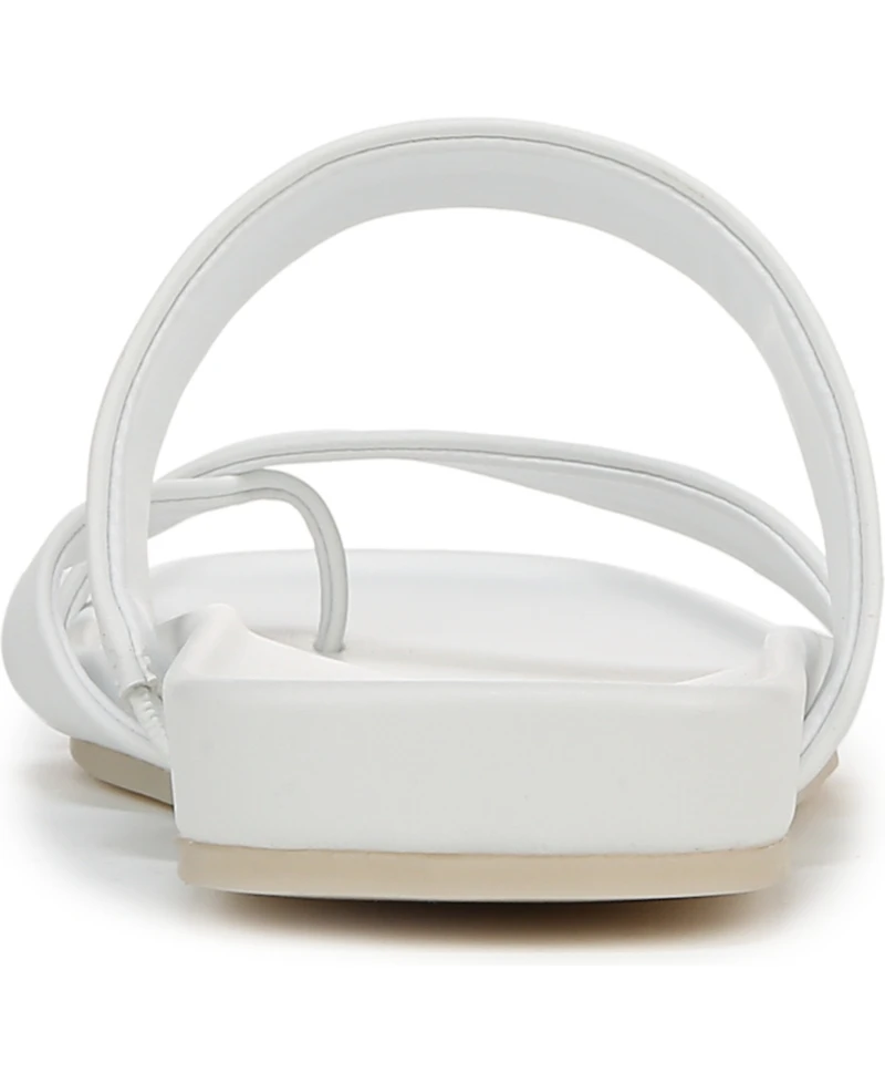 Franco Sarto Women's Estella Open Square Toe Slide Flat Sandals