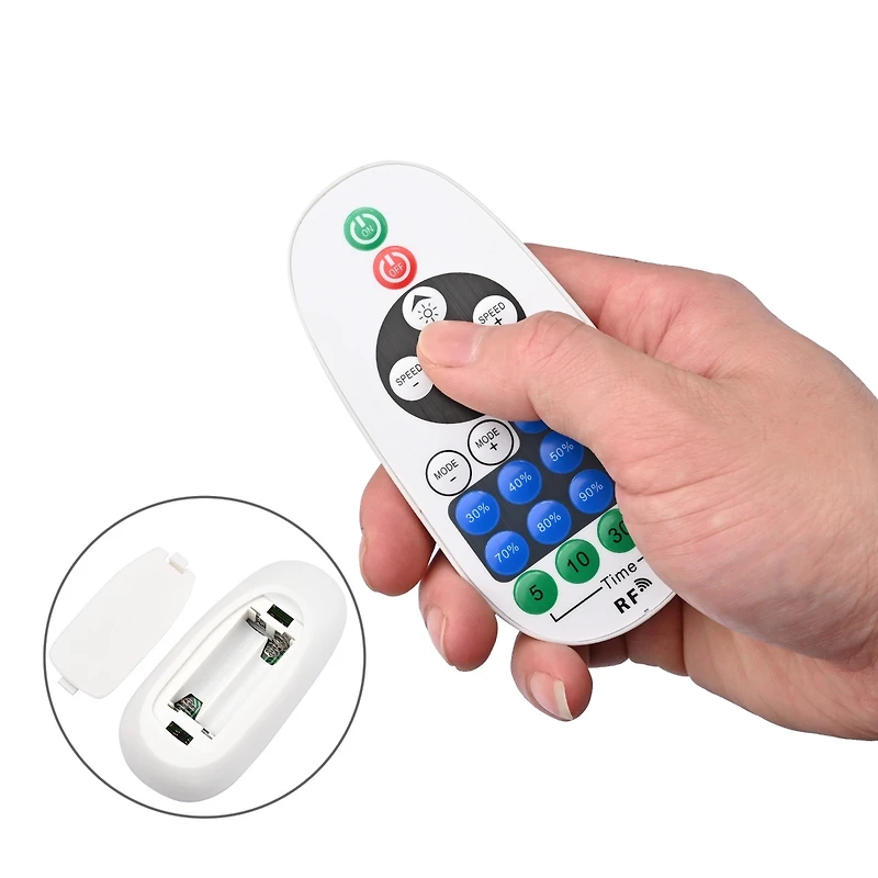 DELight Del-CON01 2 Pack Controller with 23-Key Remote for Neon Lights Models Del-D50W, Del-D100W