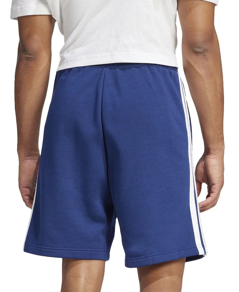 adidas Men's Essential Three Stripes Fleece Shorts