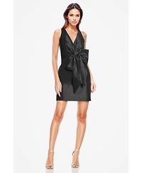 Women's The Amira | Red Bow Mini Cocktail Dress