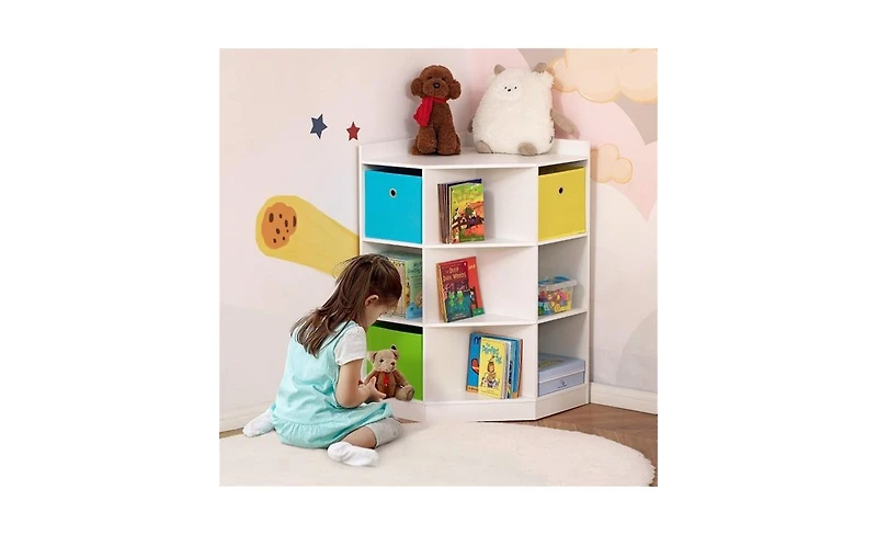 Toy Storage Cabinet for Organized Playroom and Easy Toy Access