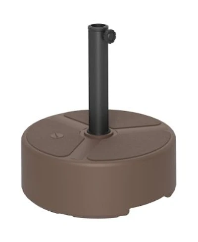 Outsunny Round Patio Umbrella Base Holder Outdoor Umbrella Sd