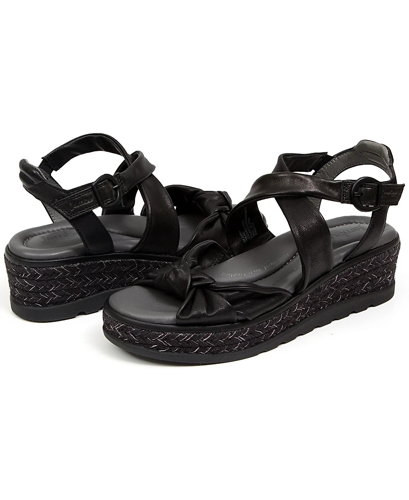 Jambu Women's Diana Slip on Wedge Sandals