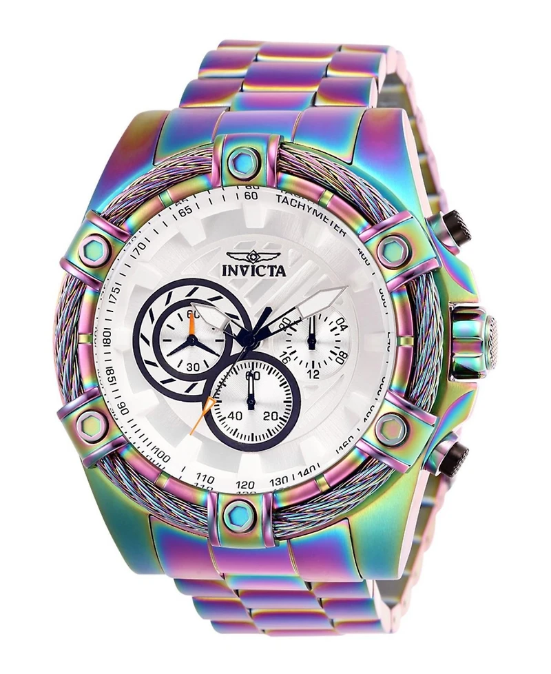 Invicta Men's 25520 Bolt Quartz Chronograph White Dial Watch