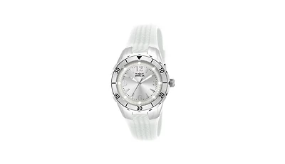 Invicta Women's 17479 Angel Quartz 3 Hand Silver Dial Watch