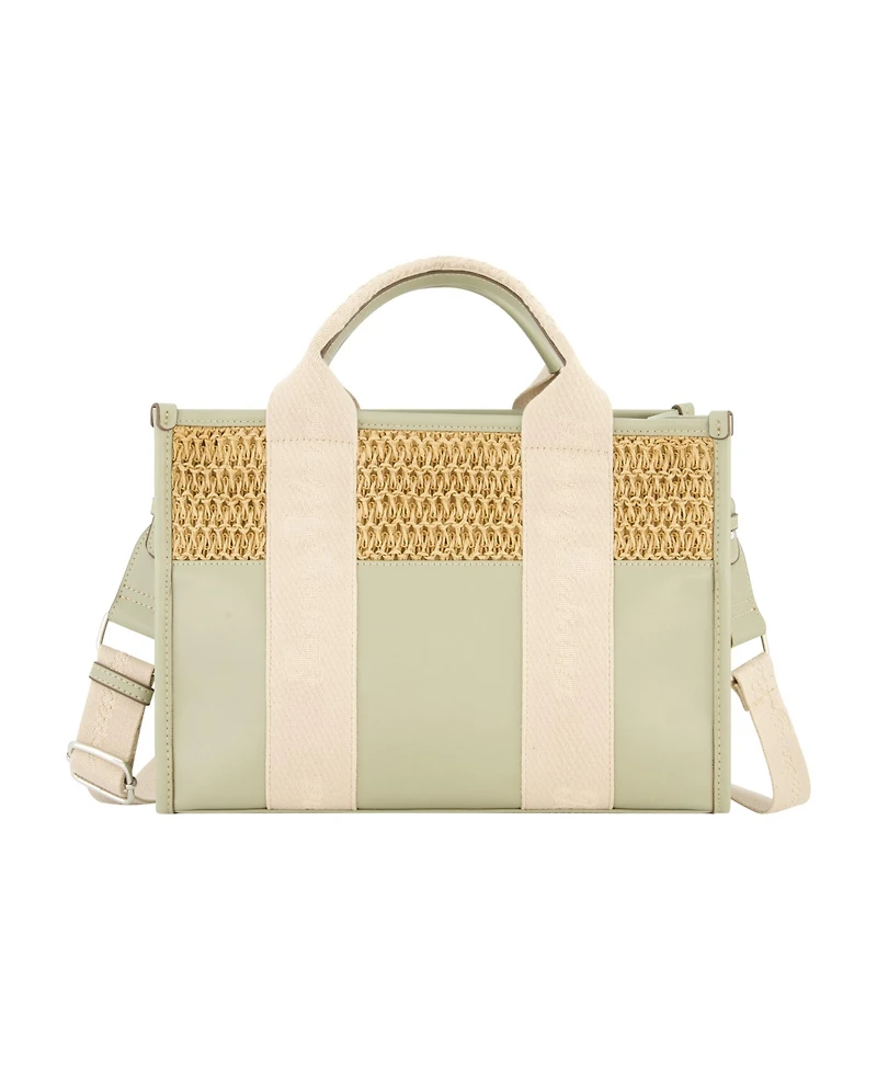 Tommy Bahama Raffia Logo Webbing Modern Tote