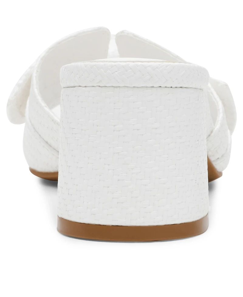 Anne Klein Women's Kizmet Knot Block Heel Dress Sandals