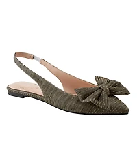 Bandolino Women's Simona Bow Slingback Flats