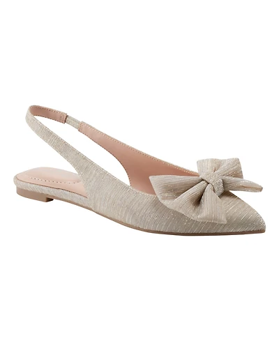 Bandolino Women's Simona Bow Slingback Flats