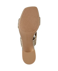 Bandolino Women's Molane Embellished Block Heel Sandals