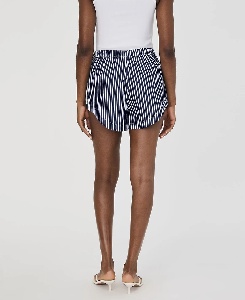 French Connection Women's Alexis Cotton Drawstring Shorts