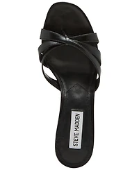 Steve Madden Women's Cary Strappy Kitten-Heel Mule Sandals