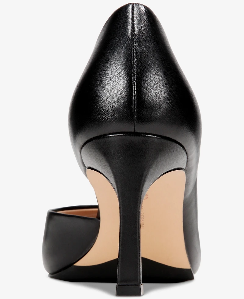Giani Bernini Women's Valorr Peep Toe d'Orsay Leather Pumps, Created for Macy's