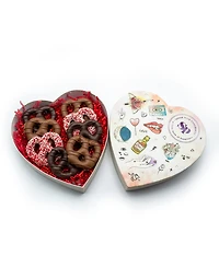Sugar Plum Chocolates Valentine's Day Sweetheart Pretzel Delights, 8 Pieces