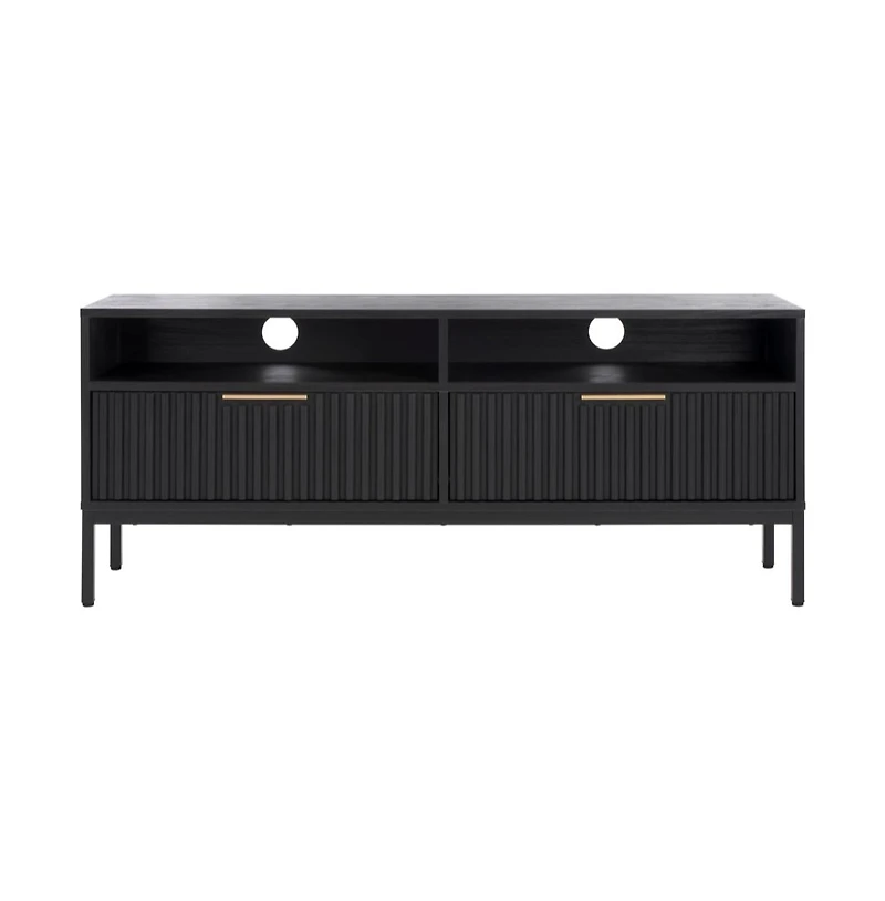 Lylia 2 Drawer Shelf Media Stand