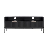 Lylia 2 Drawer Shelf Media Stand