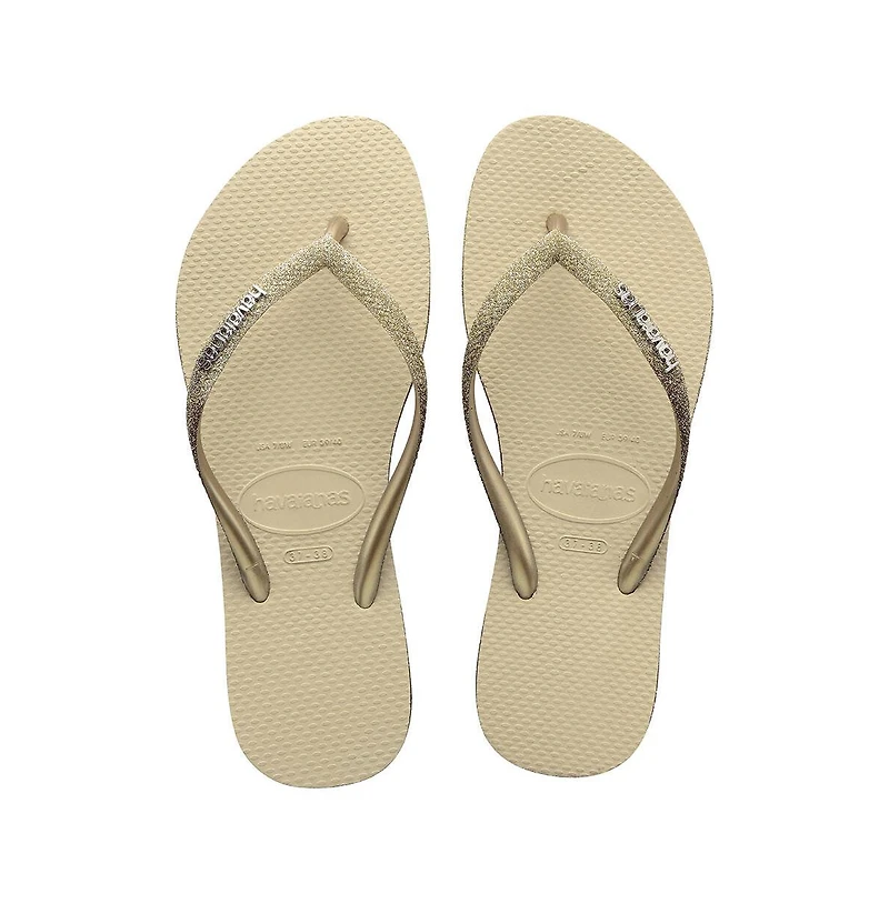 Havaianas Women's Slim Sparkle Slip On Sandals