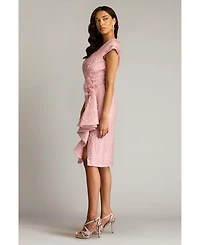 Tadashi Shoji Women's Emery Floral Jacquard Dress