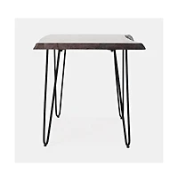 Nature's Edge 24'' Solid Acacia Square End Table