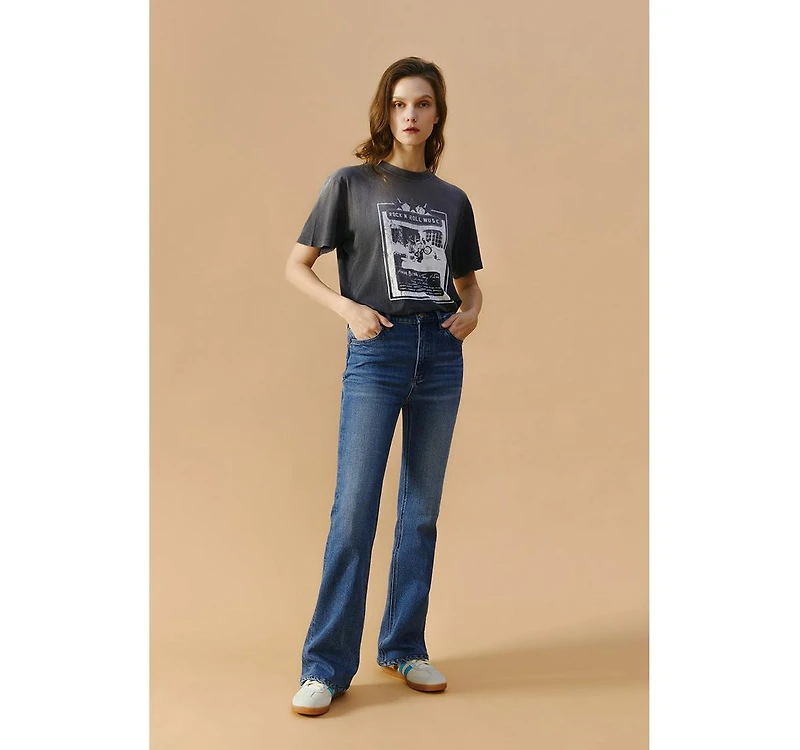Barbara High Rise Bootcut Jeans