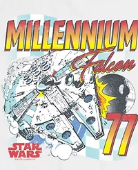 Airwaves Men's Star Wars Millennium Falcon Short Sleeve T-Shirt