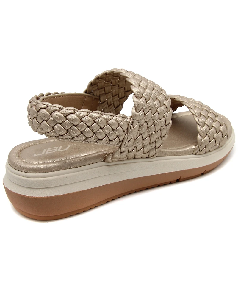 Jbu Women's Leila Wedge Sandal