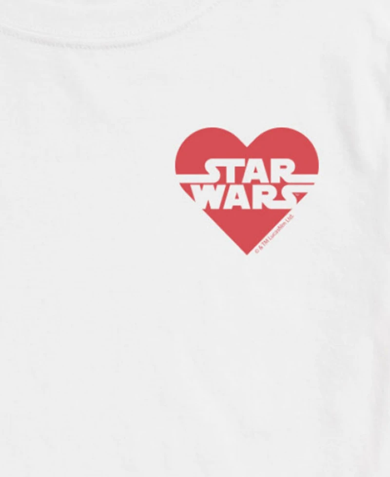 Airwaves Men's Star Wars Heart Short Sleeve T-Shirt