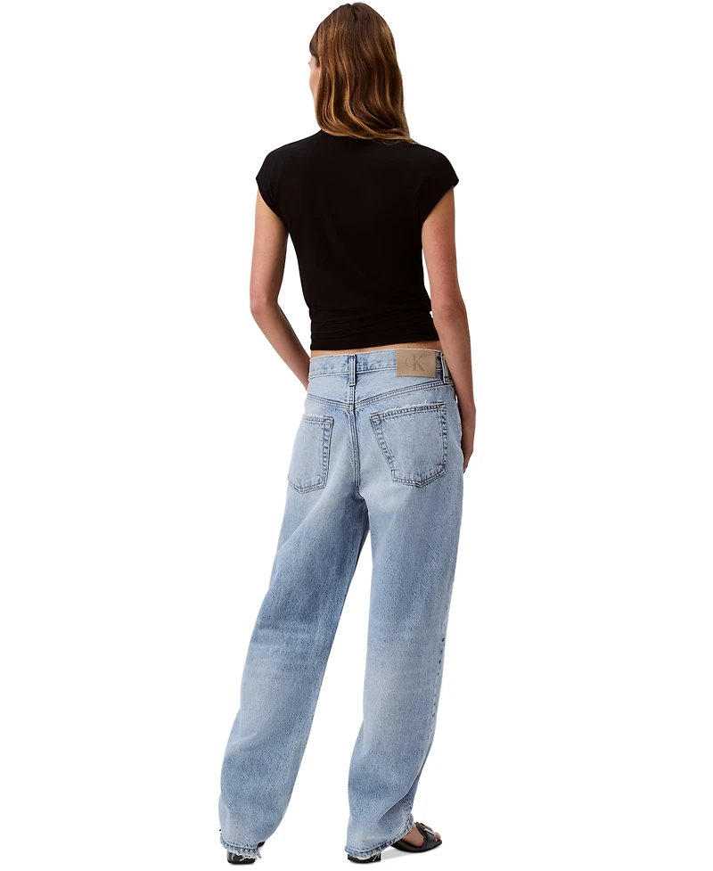 Calvin Klein Jeans Women's 90s Loose-Fit Rigid Jeans