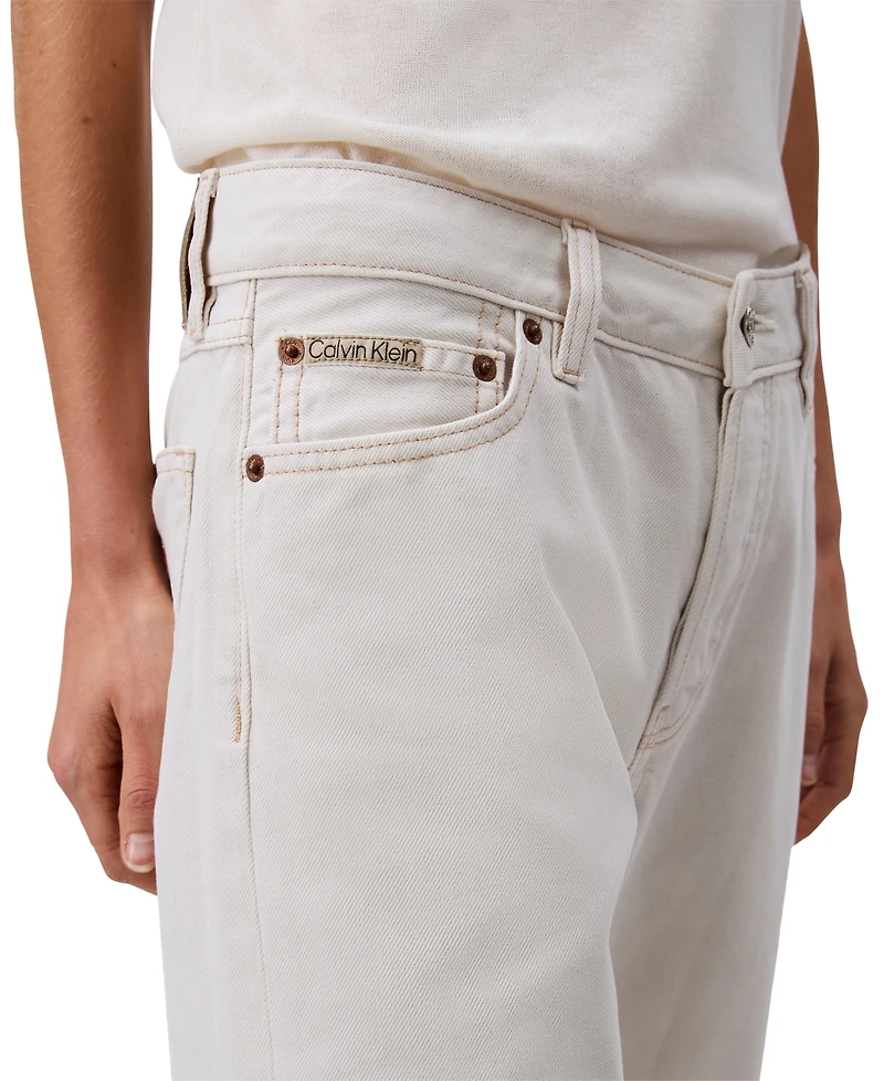 Calvin Klein Jeans Women's 90s Straight-Leg Rigid Jeans