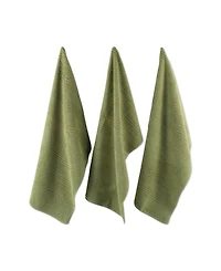 Design Imports Microfiber Polyester Dishtowel Dishcloth, Set of 8