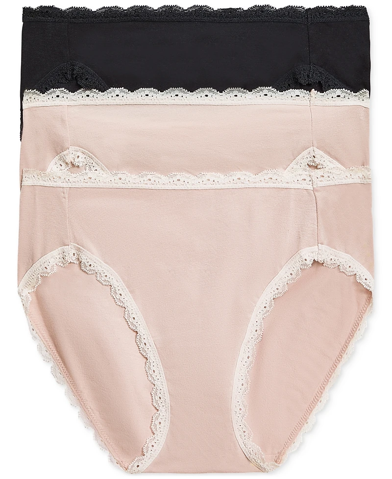 b.tempt'd by Wacoal Women's 3-Pk. Inspired Eyelet Hi-Leg Underwear 970319