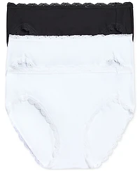 b.tempt'd by Wacoal Women's 3-Pk. Inspired Eyelet Hi-Leg Underwear 970319