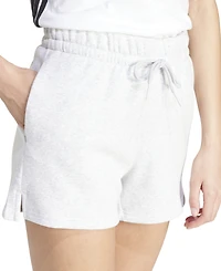 adidas Women's Essentials Small Logo Fleece Shorts