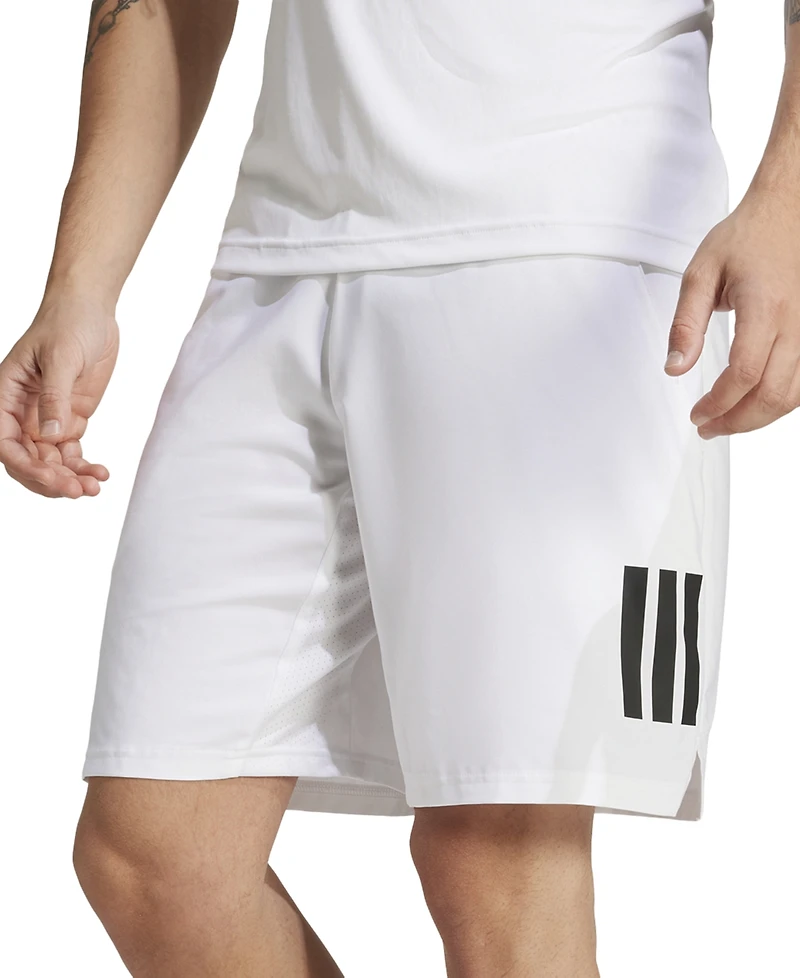adidas Men's Club Tennis Climacool Three-Stripes 7" Shorts