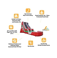 JumpOrange Commercial Grade Water Slide with Splash Pool (with Blower)