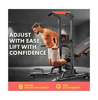 Squatz Pull-Up Workout Station with Adjustable Height for Home Gym Strength Training