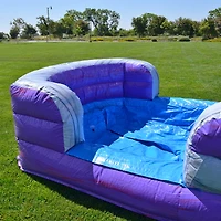 JumpOrange Thunder Commercial Grade Bounce House Water Slide with Pool for Kids and Adults (with Blower), Basketball Hoop, Wet Dry Combo, Outdoor, Big