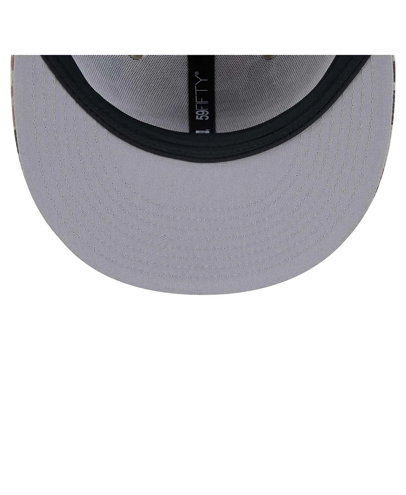 New Era Men's Camo Denver Broncos Geo 59FIFTY Fitted Hat