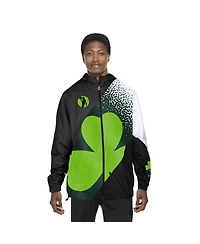 New Era Men's Black Boston Celtics 2024/25 City Edition Full-Zip Windbreaker Jacket