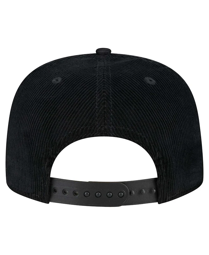 New Era Men's Black San Francisco Giants Full Circle Corduroy Golfer Adjustable Hat