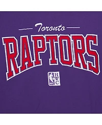 Mitchell & Ness Men's Purple Toronto Raptors Hardwood Classics There Back 2.0 Vintage Pullover Sweatshirt