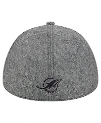 New Era Men's Gray Miami Dolphins Peaky Duckbill Fitted Hat