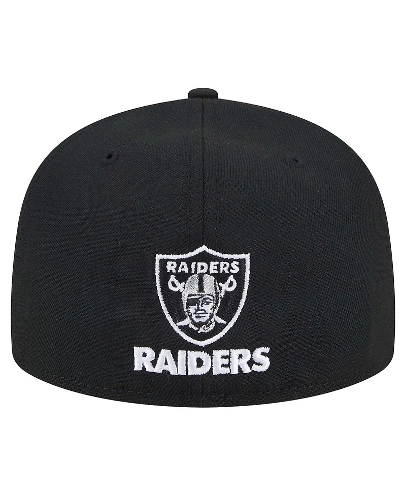 New Era Men's Black Las Vegas Raiders Ransom 59FIFTY Fitted Hat