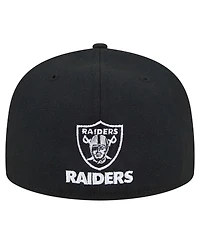 New Era Men's Black Las Vegas Raiders Ransom 59FIFTY Fitted Hat