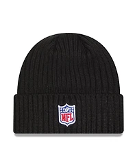 New Era Men's Black Denver Broncos 2024 Nfl Crucial Catch Cuffed Knit Hat