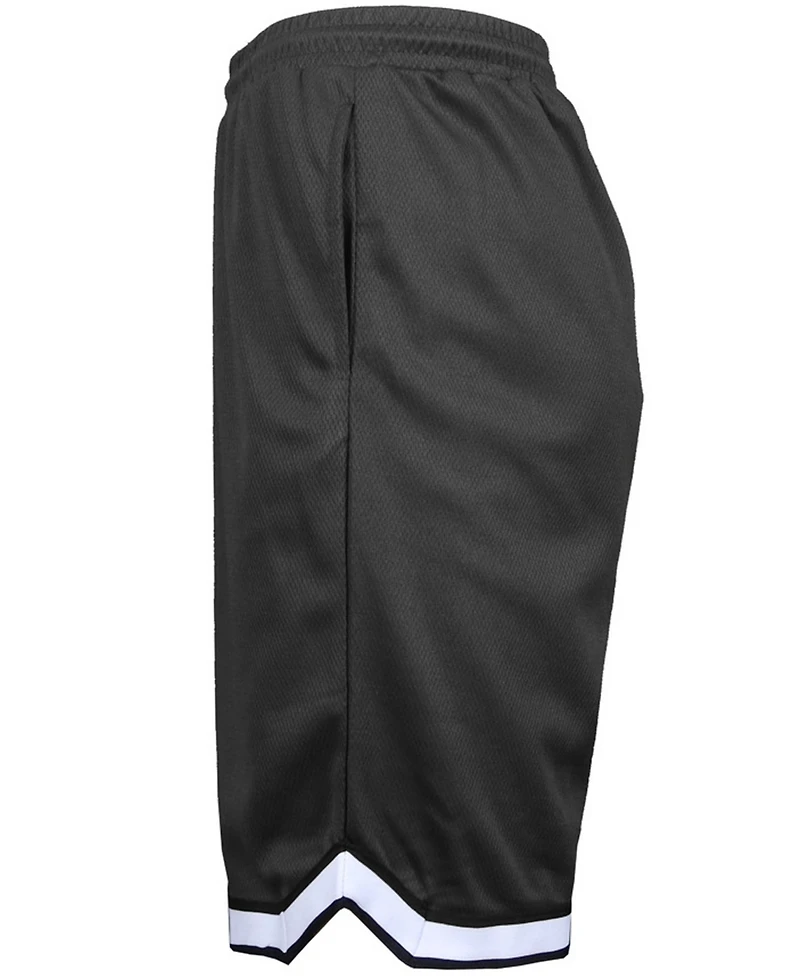 Galaxy By Harvic Men's Premium Active Moisture Wicking Workout Mesh Shorts with Trim