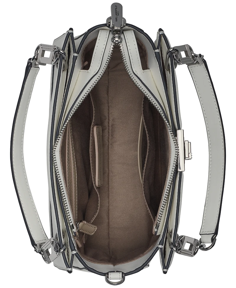Karl Lagerfeld Paris Ivette Leather Satchel