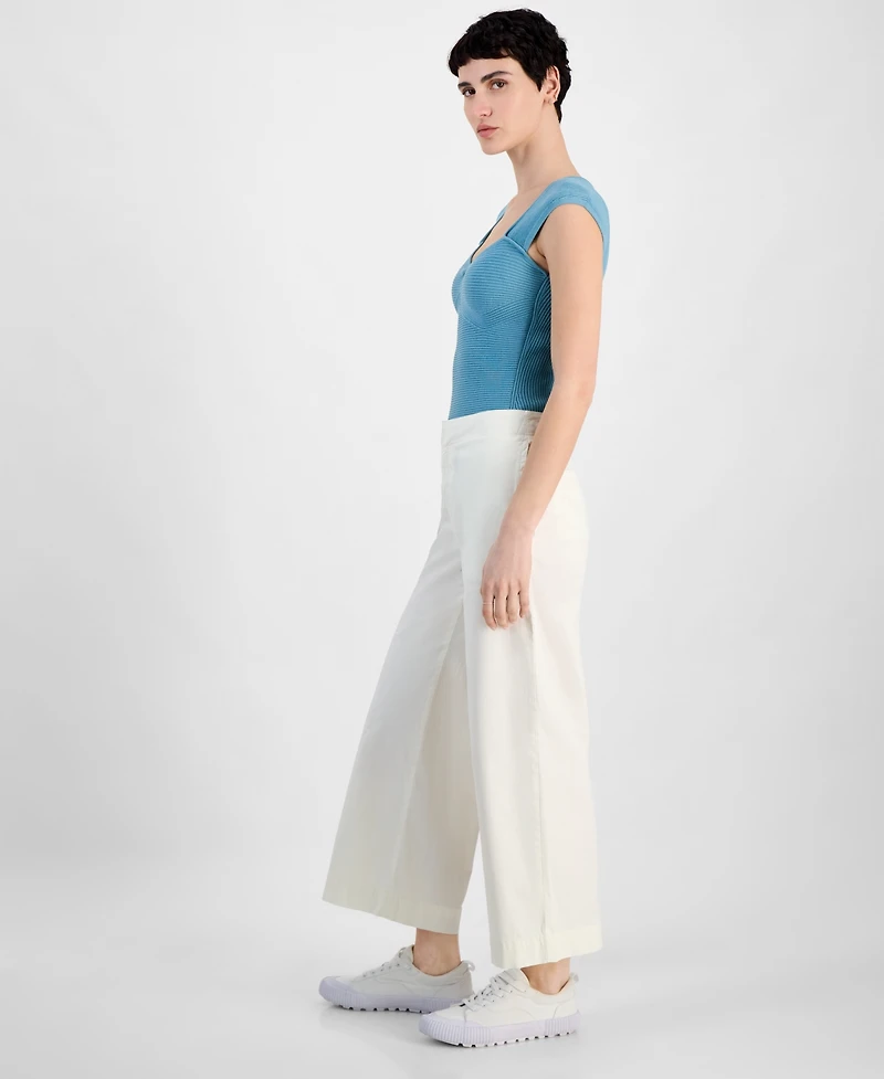 Boss Orange Women's Relaxed-Fit Wide-Leg Pants